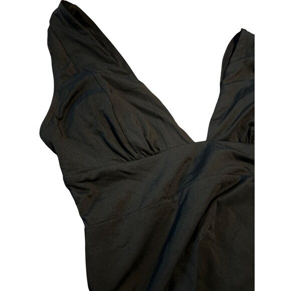 Anthropology Andie The Mykonos One Piece Black One-Piece Swimsuit XL - Picture 4 of 7